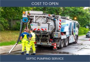 How Much Does It Cost To Start Septic Pumping Service
